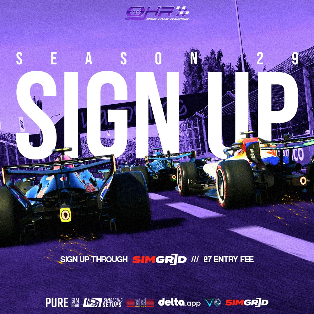 One Hub Racing - Season 29 Entry